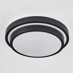 Hofstein Subles Deckenleuchte Bad LED Schwarz, Weiß, 1-flammig, Bewegungsmelder -LED Leuchten Verkäufe subles deckenleuchte bad h3651940 7