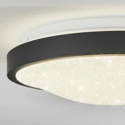 Hofstein Subles Deckenleuchte Bad LED Schwarz, Weiß, 1-flammig, Bewegungsmelder -LED Leuchten Verkäufe subles deckenleuchte bad h3651964 5