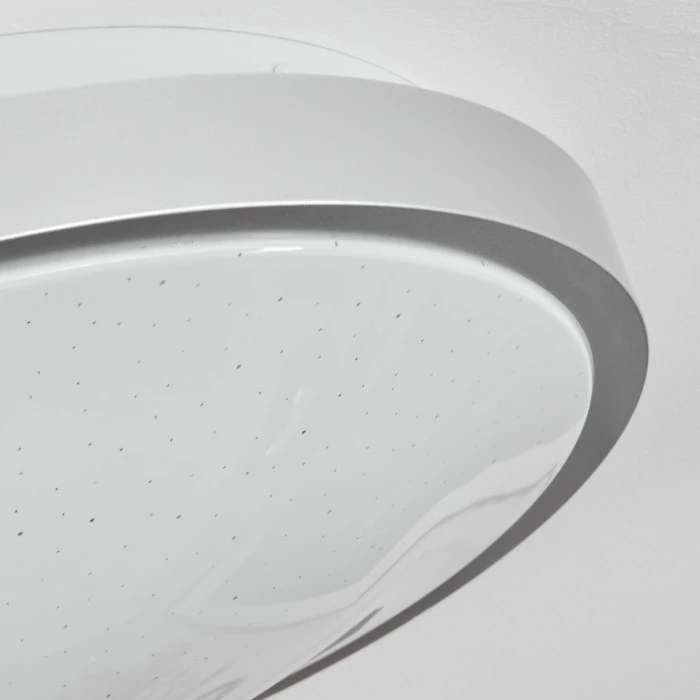 Hofstein Subles Deckenleuchte LED Silber, Weiß, 1-flammig, Bewegungsmelder 3 Hofstein Subles Deckenleuchte LED Silber, Weiß, 1-flammig, Bewegungsmelder – Bild 3