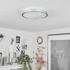 Hofstein Subles Deckenleuchte LED Silber, Weiß, 1-flammig, Bewegungsmelder 16 Hofstein Subles Deckenleuchte LED Silber, Weiß, 1-flammig, Bewegungsmelder -LED Leuchten Verkäufe subles deckenleuchte h3651490 4