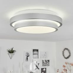 Hofstein Subles Deckenpanel LED Silber, 1-flammig, Bewegungsmelder -LED Leuchten Verkäufe subles deckenpanel h3652152 10