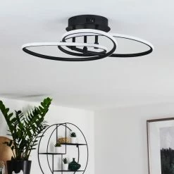 Hofstein Sucre Deckenleuchte LED Schwarz, 4-flammig 20 Hofstein Sucre Deckenleuchte LED Schwarz, 4-flammig -LED Leuchten Verkäufe sucre deckenleuchte h3374641 5