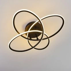 Hofstein Sucre Deckenleuchte LED Schwarz, 4-flammig 21 Hofstein Sucre Deckenleuchte LED Schwarz, 4-flammig -LED Leuchten Verkäufe sucre deckenleuchte h3374641 6