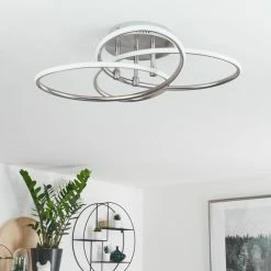 Hofstein Sucre Deckenleuchte LED Stahl gebürstet, 4-flammig -LED Leuchten Verkäufe sucre deckenleuchte h3374665 13