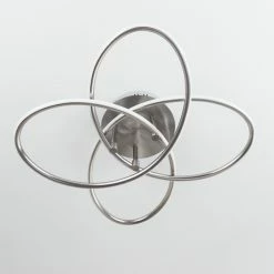 Hofstein Sucre Deckenleuchte LED Stahl gebürstet, 4-flammig -LED Leuchten Verkäufe sucre deckenleuchte h3374665 3