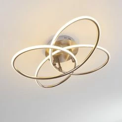 Hofstein Sucre Deckenleuchte LED Stahl gebürstet, 4-flammig -LED Leuchten Verkäufe sucre deckenleuchte h3374665 5