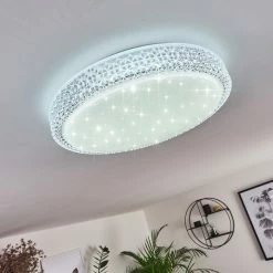 Hofstein Suno Deckenleuchte LED Weiß, Transparent, Klar, 1-flammig -LED Leuchten Verkäufe suno deckenleuchte h3383605 13