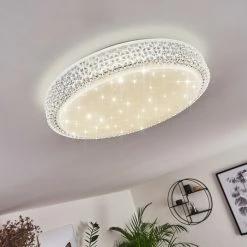 Hofstein Suno Deckenleuchte LED Weiß, Transparent, Klar, 1-flammig -LED Leuchten Verkäufe suno deckenleuchte h3383605 6