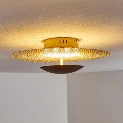 Hofstein Sunrise Deckenleuchte LED Rostfarben, Gold, 1-flammig -LED Leuchten Verkäufe sunrise deckenleuchte h3090046 10