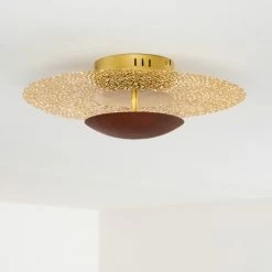 Hofstein Sunrise Deckenleuchte LED Rostfarben, Gold, 1-flammig -LED Leuchten Verkäufe sunrise deckenleuchte h3090046 7