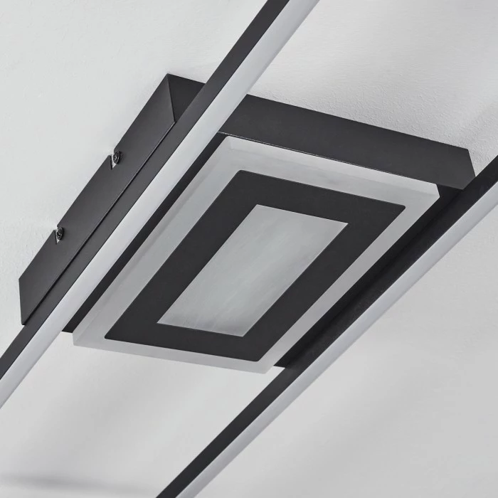 Hofstein Taleta Deckenleuchte LED Schwarz, 1-flammig 3 Hofstein Taleta Deckenleuchte LED Schwarz, 1-flammig – Bild 3