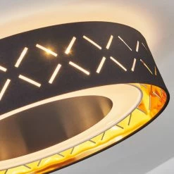 Hofstein Tallaboa Deckenleuchte LED Schwarz, Weiß, 1-flammig 15 Hofstein Tallaboa Deckenleuchte LED Schwarz, Weiß, 1-flammig -LED Leuchten Verkäufe tallaboa deckenleuchte h3561492 5