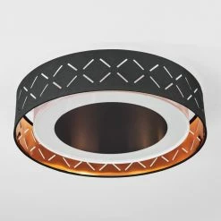 Hofstein Tallaboa Deckenleuchte LED Schwarz, Weiß, 1-flammig 17 Hofstein Tallaboa Deckenleuchte LED Schwarz, Weiß, 1-flammig -LED Leuchten Verkäufe tallaboa deckenleuchte h3561492 7