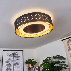 Hofstein Tallaboa Deckenleuchte LED Schwarz, Weiß, 1-flammig 18 Hofstein Tallaboa Deckenleuchte LED Schwarz, Weiß, 1-flammig -LED Leuchten Verkäufe tallaboa deckenleuchte h3561492 8