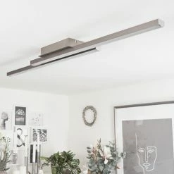 Hofstein Tamizat Deckenleuchte LED Nickel-Matt, 2-flammig, Farbwechsler -LED Leuchten Verkäufe tamizat deckenleuchte h3650929 5