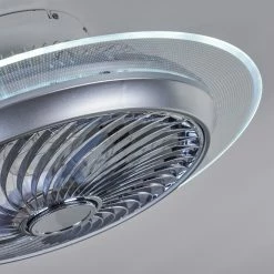 Hofstein Tamworth Deckenventilator LED Silber, Transparent, Klar, 1-flammig, Fernbedienung 36 Hofstein Tamworth Deckenventilator LED Silber, Transparent, Klar, 1-flammig, Fernbedienung -LED Leuchten Verkäufe tamworth deckenventilator h3372036 15