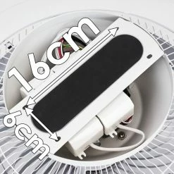 Hofstein Tamworth Deckenventilator LED Silber, Transparent, Klar, 1-flammig, Fernbedienung 41 Hofstein Tamworth Deckenventilator LED Silber, Transparent, Klar, 1-flammig, Fernbedienung -LED Leuchten Verkäufe tamworth deckenventilator h3372036 20