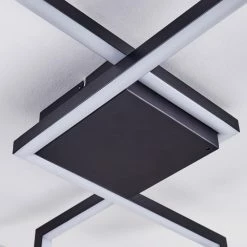 Hofstein Taxmido Deckenleuchte LED Schwarz, Weiß, 1-flammig, Fernbedienung -LED Leuchten Verkäufe taxmido deckenleuchte h3417515 5