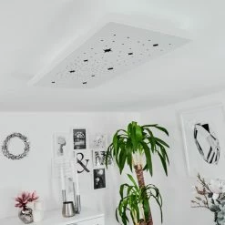 Hofstein Telsen Deckenpanel LED Weiß, 2-flammig, Fernbedienung, Farbwechsler -LED Leuchten Verkäufe telsen deckenpanel h3562796 11