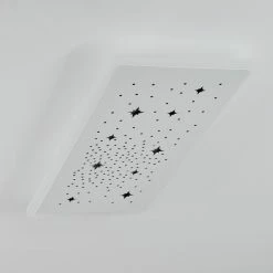 Hofstein Telsen Deckenpanel LED Weiß, 2-flammig, Fernbedienung, Farbwechsler -LED Leuchten Verkäufe telsen deckenpanel h3562796 7