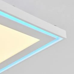 Hofstein Telsen Deckenpanel LED Weiß, 2-flammig, Fernbedienung, Farbwechsler -LED Leuchten Verkäufe telsen deckenpanel h3562833 5