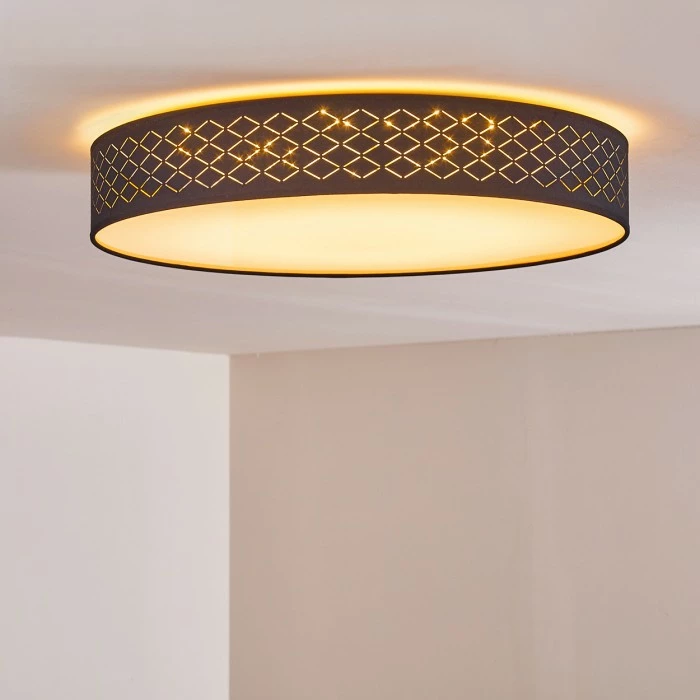 Hofstein Temuka Deckenleuchte LED Weiß, 1-flammig, Fernbedienung 11 Hofstein Temuka Deckenleuchte LED Weiß, 1-flammig, Fernbedienung – Bild 11