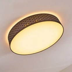 Hofstein Temuka Deckenleuchte LED Weiß, 1-flammig, Fernbedienung 37 Hofstein Temuka Deckenleuchte LED Weiß, 1-flammig, Fernbedienung -LED Leuchten Verkäufe temuka deckenleuchte h3168943 do1 12