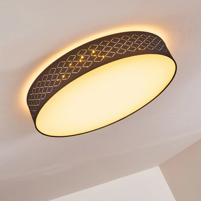 Hofstein Temuka Deckenleuchte LED Weiß, 1-flammig, Fernbedienung 5 Hofstein Temuka Deckenleuchte LED Weiß, 1-flammig, Fernbedienung – Bild 5