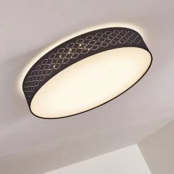 Hofstein Temuka Deckenleuchte LED Weiß, Schwarz, 1-flammig, Fernbedienung -LED Leuchten Verkäufe temuka deckenleuchte h3168967 do1 20