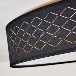 Hofstein Temuka Deckenleuchte LED Weiß, Schwarz, 1-flammig, Fernbedienung -LED Leuchten Verkäufe temuka deckenleuchte h3168967 do1 6