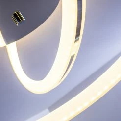 Hofstein Tesoro Deckenleuchte LED Chrom, 1-flammig -LED Leuchten Verkäufe tesoro deckenleuchte h167497 16