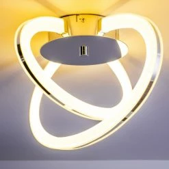 Hofstein Tesoro Deckenleuchte LED Chrom, 1-flammig -LED Leuchten Verkäufe tesoro deckenleuchte h167497 3