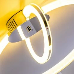 Hofstein Tesoro Deckenleuchte LED Chrom, 1-flammig -LED Leuchten Verkäufe tesoro deckenleuchte h167497 6