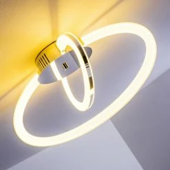 Hofstein Tesoro Deckenleuchte LED Chrom, 1-flammig -LED Leuchten Verkäufe tesoro deckenleuchte h167497 9