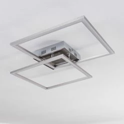 Hofstein Thara Deckenleuchte LED Nickel-Matt, 2-flammig, Fernbedienung -LED Leuchten Verkäufe thara deckenleuchte h3381731 7