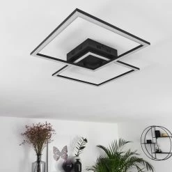 Hofstein Thara Deckenleuchte LED Schwarz, 1-flammig, Fernbedienung -LED Leuchten Verkäufe thara deckenleuchte h3392539 12