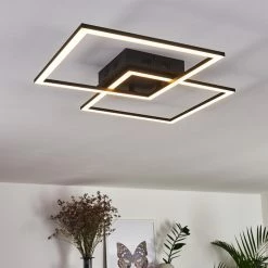 Hofstein Thara Deckenleuchte LED Schwarz, 1-flammig, Fernbedienung -LED Leuchten Verkäufe thara deckenleuchte h3392539 8