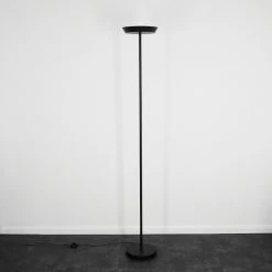 Hofstein Theron Deckenfluter LED Schwarz, 1-flammig, Fernbedienung -LED Leuchten Verkäufe theron deckenfluter h3456606 7