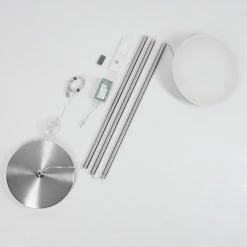 Hofstein Theron Deckenfluter LED Nickel-Matt, 1-flammig, Fernbedienung 14 Hofstein Theron Deckenfluter LED Nickel-Matt, 1-flammig, Fernbedienung -LED Leuchten Verkäufe theron deckenfluter h3552346 4