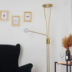 Hofstein Tierz Deckenfluter LED Messing, 2-flammig -LED Leuchten Verkäufe tierz deckenfluter h3380949 7