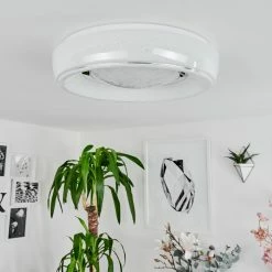 Hofstein Tobosy Deckenleuchte LED Weiß, 1-flammig, Fernbedienung -LED Leuchten Verkäufe tobosy deckenleuchte h3562710 8