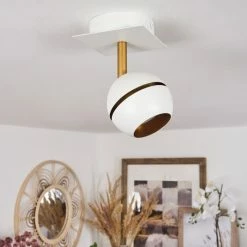 Hofstein Tome Deckenleuchte LED Messing, Weiß, 1-flammig 23 Hofstein Tome Deckenleuchte LED Messing, Weiß, 1-flammig -LED Leuchten Verkäufe tome deckenleuchte h3611722 11