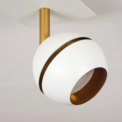 Hofstein Tome Deckenleuchte LED Messing, Weiß, 1-flammig 14 Hofstein Tome Deckenleuchte LED Messing, Weiß, 1-flammig -LED Leuchten Verkäufe tome deckenleuchte h3611722 2