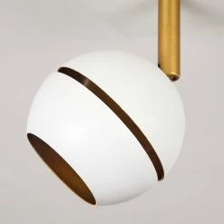 Hofstein Tome Deckenleuchte LED Messing, Weiß, 2-flammig 14 Hofstein Tome Deckenleuchte LED Messing, Weiß, 2-flammig -LED Leuchten Verkäufe tome deckenleuchte h3611746 2