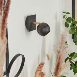 Hofstein Tome Wandleuchte LED Messing, Schwarz, 1-flammig -LED Leuchten Verkäufe tome wandleuchte h3609798 10