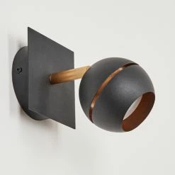 Hofstein Tome Wandleuchte LED Messing, Schwarz, 1-flammig -LED Leuchten Verkäufe tome wandleuchte h3609798 7