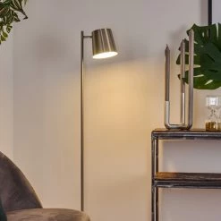 Hofstein Tontolos Stehleuchte LED Nickel-Matt, 1-flammig 18 Hofstein Tontolos Stehleuchte LED Nickel-Matt, 1-flammig -LED Leuchten Verkäufe tontolos stehleuchte h3385388 6