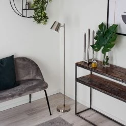 Hofstein Tontolos Stehleuchte LED Nickel-Matt, 1-flammig 21 Hofstein Tontolos Stehleuchte LED Nickel-Matt, 1-flammig -LED Leuchten Verkäufe tontolos stehleuchte h3385388 9