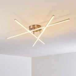 Hofstein Tornio Deckenleuchte LED Nickel-Matt, 3-flammig -LED Leuchten Verkäufe tornio deckenleuchte h3271759 do1 22