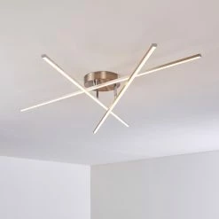 Hofstein Tornio Deckenleuchte LED Nickel-Matt, 3-flammig -LED Leuchten Verkäufe tornio deckenleuchte h3271759 do1 24